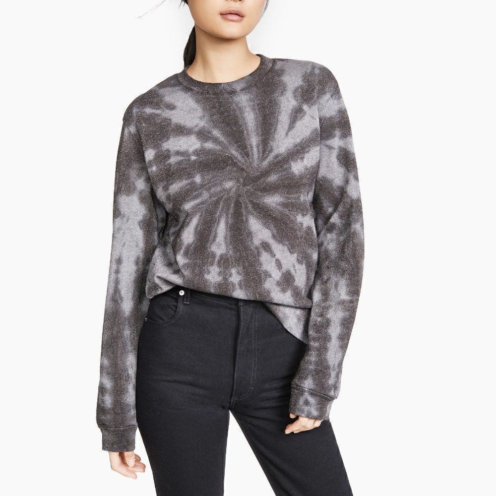 RtA Emma Tie Dye Sparkle Sweatshirt Sz XS